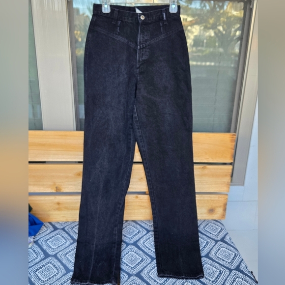Vintage Authentic Rockies Jeanswear Bareback Sz 9/10 Slim Bootcut Western - Picture 1 of 11